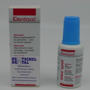 Dentaco blue'spot, blaue Markierungsflüssigkeit für die Zahntechnik, 10 ml