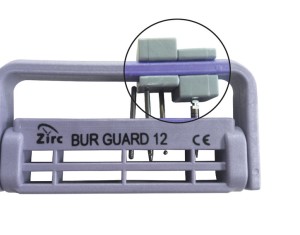 Zirc 12- und 22-Loch Bur Guard Adapter, 5 Stück
