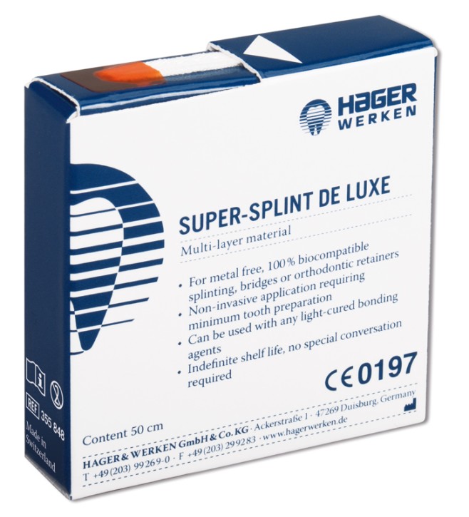 Super-Splint De Luxe, Glasfaserband, 50 cm Band, 1 Stück