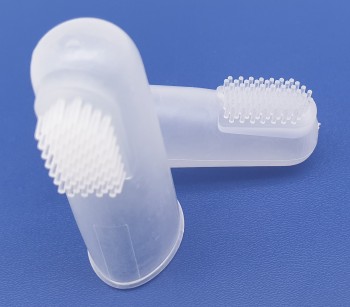 Baby-Fingerzahnbürste, 2 Stück im Doppelpack