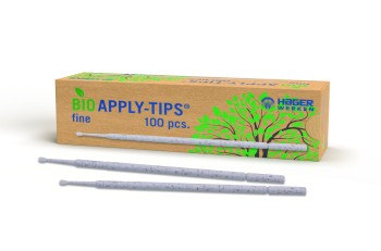 Bio Apply-Tips, feine Applikationsstäbchen, biologisch abbaubar, in 3 Größen, je 100 Stück