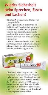 DinaBase 7, Haftgel für Zahnprothesen, weichbleibender Haftunterfütterer, 20 g Tube, 1 Stück