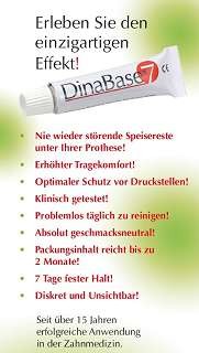 DinaBase 7, Zahnprothesen Haftgel, 20 g Tube, 1 Stück