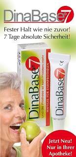 DinaBase 7, Haftgel für Zahnprothesen, weichbleibender Haftunterfütterer, 20 g Tube, 1 Stück