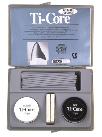 Ti Core Set, Natural Vita A3 oder grau, Stumpfaufbaukomposit