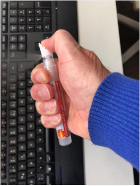 Hand-Desinfektions-Stift, Spray-Pen, mit Augen- und Kinderschutz, 10 ml