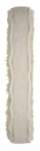 HATHO Einlagebürsten 8280, weiße Chungking-Borsten, Ø: 80 mm, 12 Stück