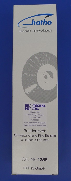 HATHO Rundbürste / Polierbürste, 1355, 12 Stück