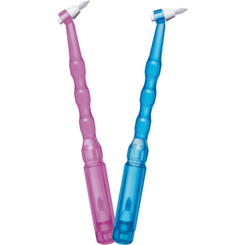 I-Prox P, Sulkusbürste, Halter mit 4 Bürsten, blau oder pink, je 1 Pack