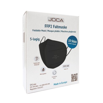JOCA FFP2 NR Maske JD1, weiß oder schwarz, je 10 Stück