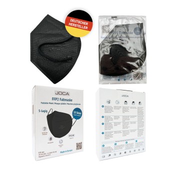 JOCA FFP2 NR Maske JD1, weiß oder schwarz, je 10 Stück
