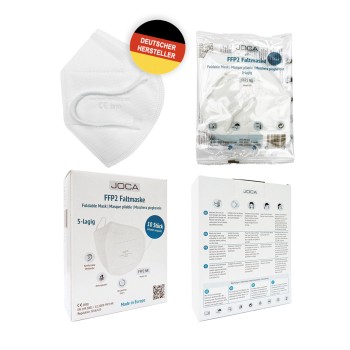 JOCA FFP2 NR Maske JD1, weiß oder schwarz, je 10 Stück