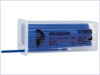 Mirabrush Applikationspinsel, spitz oder flach, 100 Stück