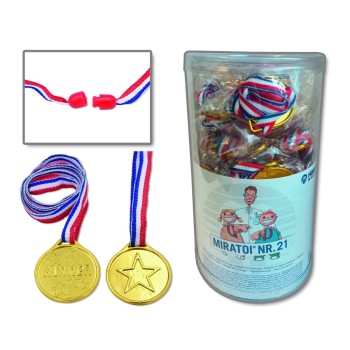 Miratoi Nr. 21, Kunststoff-Goldmedaille, 50 Stück