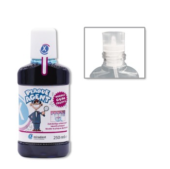 Plaque Agent Zahnspüllösung zur Plaquekontrolle, 500 ml oder 250 ml
