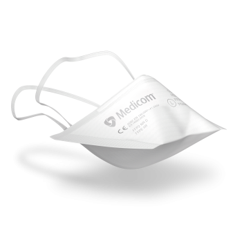 SafeMask Atemschutzmasken FFP2, einzeln verpackt, Typ II R, weiß, in 3 Größen, je 50 Stück
