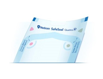 SafeSeal Sterilisationsbeutel Quattro, selbstklebend, flach, je 200 Stück