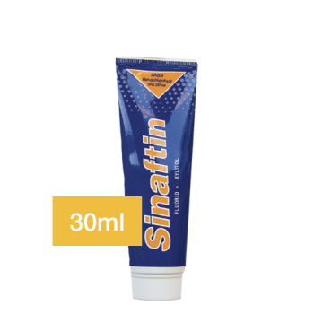 Sinaftin Zahnpasta, 10 ml, 30 ml oder 75 ml, je 1 Tube