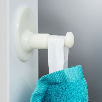 Teleskop Wandhaken, weiß, 2 Stück