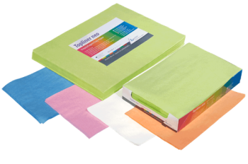 Topliner NEO Trayauflagen, klein oder groß, verschiedene Farben, je 250 Blatt