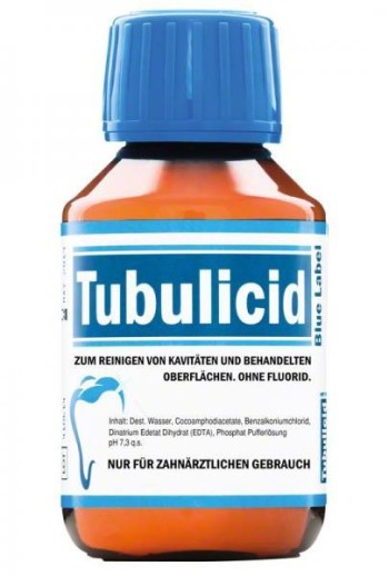 Tubulicid blau oder Tubulicid rot, antibakterielle Reinigungsmittel, je 100 ml, je 1 Flasche