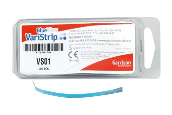 BlueView VariStrip Frontzahnmatrizenbänder blau, VS01, 100 Stück