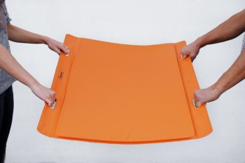 VETFORM OP-Tischauflage, 4 Griffe, orange/schwarz, je 1 Stück