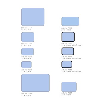 Wapro Speicherfolien Schützhüllen (Phosphor sleeves), verschiedene Größen und Mengen, je 1 Stück