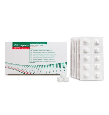Willospon DENTAL, Gelatine-Schwämmchen, 50 Stück