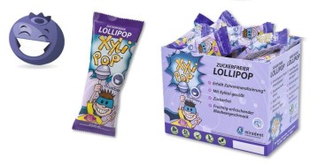 XyliPOP zuckerfreier Lollipop mit Süßungsmitteln, verschiedene Packungen
