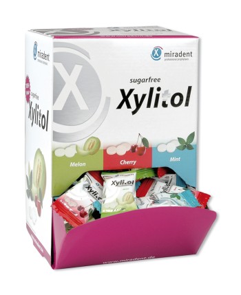 Xylitol Drops, zuckerfreie Zahnpflegebonbons, 3 Geschmacksrichtungen, je 1 Dose