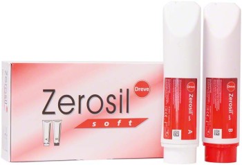 Zerosil soft Abformsilikon in 3 Darreichungsformen, (2 Komponenten und Großkartusche)