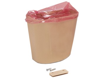 Zirc Handi Hopper Abfallsammler / Abfalleimer, beige oder grau