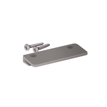 Zirc Handi Hopper Klemme für Abfallbehälter, beige oder grau, je 1 Stück
