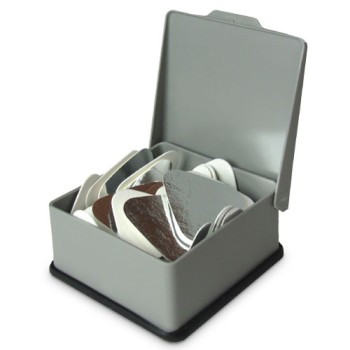Zirc Tub-Box, Aufbewahrungsbox für Kleinteile, grau, 1 Stück