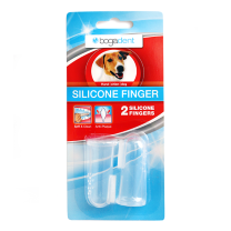 Bogadent SILICON-FINGER, Silicon-Fingerling für Hunde, 2 Stück