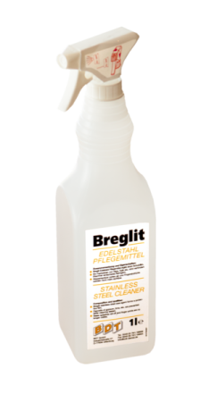 Breglit Edelstahl-Pflegemittel für alle Edelstahlflächen, 1.000 ml Sprühflasche