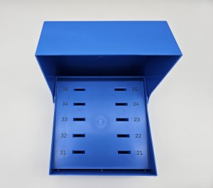 Border-Lock Aufbewahrungsbox für verschiedene OK-/UK-Löffel, je 1 Stück (leer)