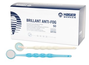 Brillant Anti Fog Einmalmundspiegel, Ø: 19 mm, blau oder weiß, je 50 Stück