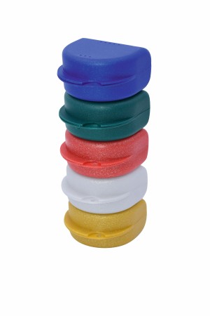 Dento-Box II, GLITZER, Höhe: 4 cm, verschiedene Farben, 12 Stück sortiert