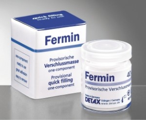 Fermin, gebrauchsfertige, provisorische Verschlussmasse im Glastiegel, 40 g