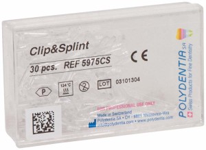 Fiber-Splint Clip & Splint Applikationsklammern, 5975CS, 30 Stück