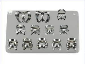 Fit Kofferdam Klammerbords, verschiedene Ausführungen, je 1 Stück