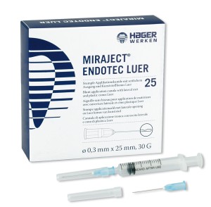 Miraject Endotec Luer, Länge: 25 mm, je 25 Stück