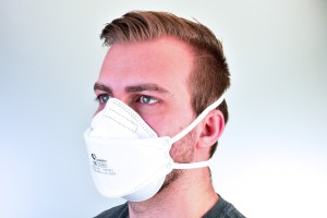 Miramask FFP3 Atemschutzmasken mit Kopfband, 50 Stück
