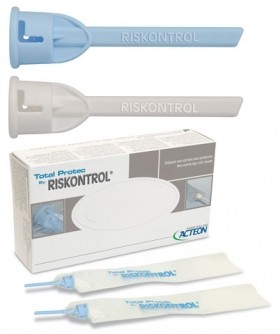 Riskontrol Total-Protec, unsterile Einweg-Ansätze mit Schutzhülle, 100 Stück
