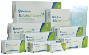 SafeSeal Sterilisationsbeutel Quattro, selbstklebend, flach, je 200 Stück