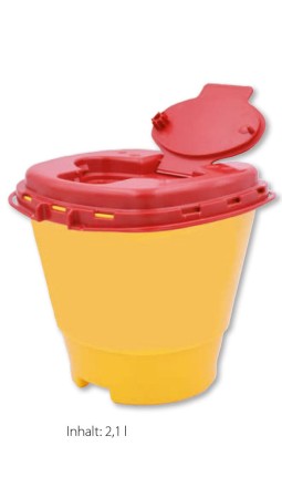 Safety Box, solo (einzeln) oder 5 Entsorgungsboxen mit 1 Tischhalter, 1 Pack