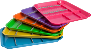 Zirc B-Lok Tray, mit Einteilung, je 1 Stück