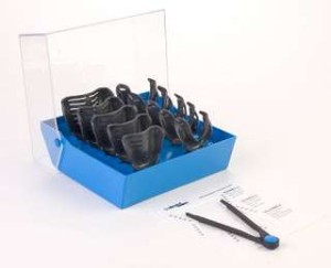 Border-Lock autoklavierbar Abdrucklöffel, unbezahnt, Set, 10 Stück